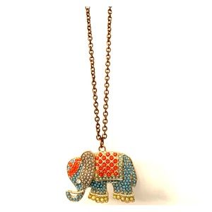 ❌ SOLD Boutique elephant drop necklace